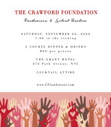 Heart in Hand Fundraiser Invitation